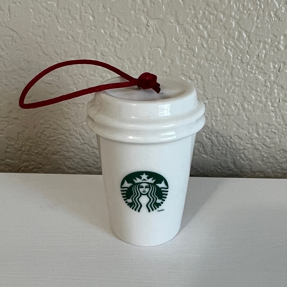 Starbucks Mini Coffee Cup Ornament 2014